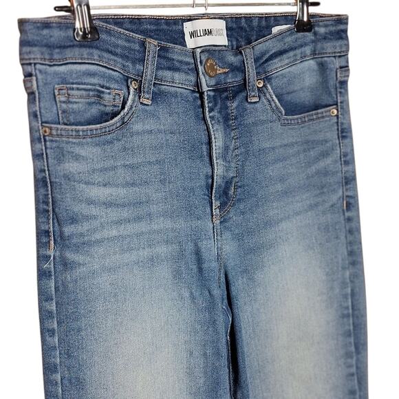 William rast high rise straight jeans size 27 stretchy curvy womens medium wash - Picture 6 of 6